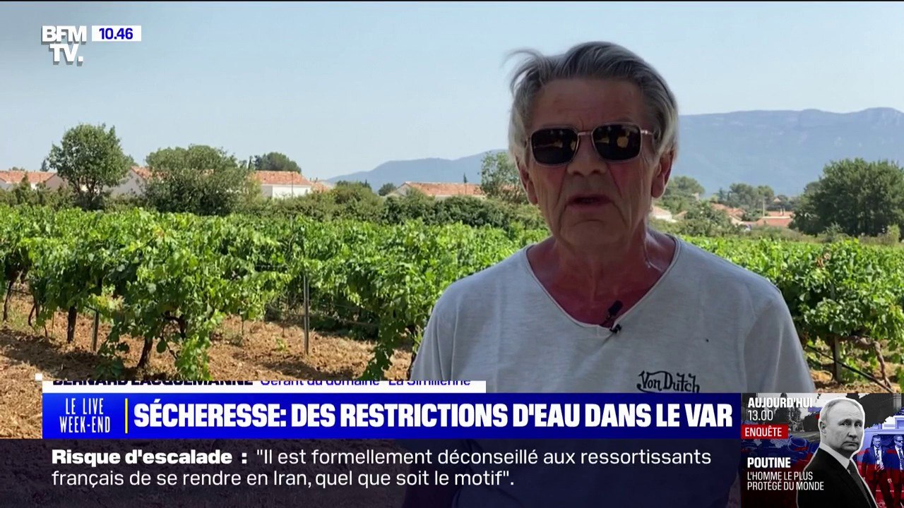 Face à la sécheresse, des restrictions d'eau sont en vigueur dans le Var