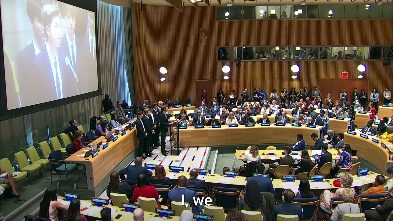 BTS+speech+at+the+United+Nations+_+UNICEF - video Dailymotion