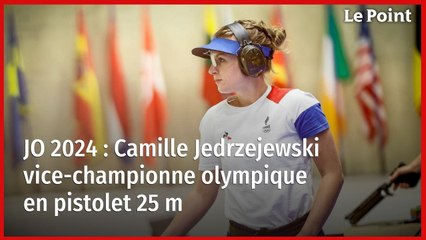 JO 2024 : Camille Jedrzejewski vice-championne olympique en pistolet 25 m