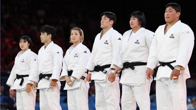 유도, 혼성단체전 8강 진출...개최국 프랑스와 격돌 / YTN