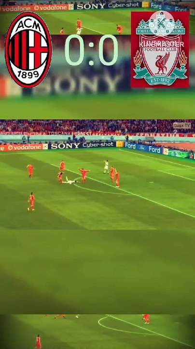 UEFA Champions league Final 2007 AC Milan vs Liverpool