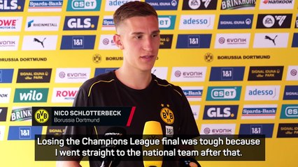 Losing in the Champions League and Euros was tough - Schlotterbeck