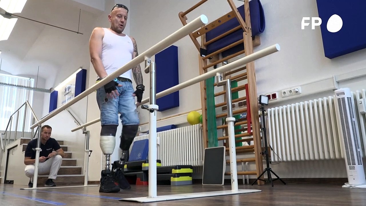 Verwundete Ukrainer können mit deutschen Prothesen wieder laufen