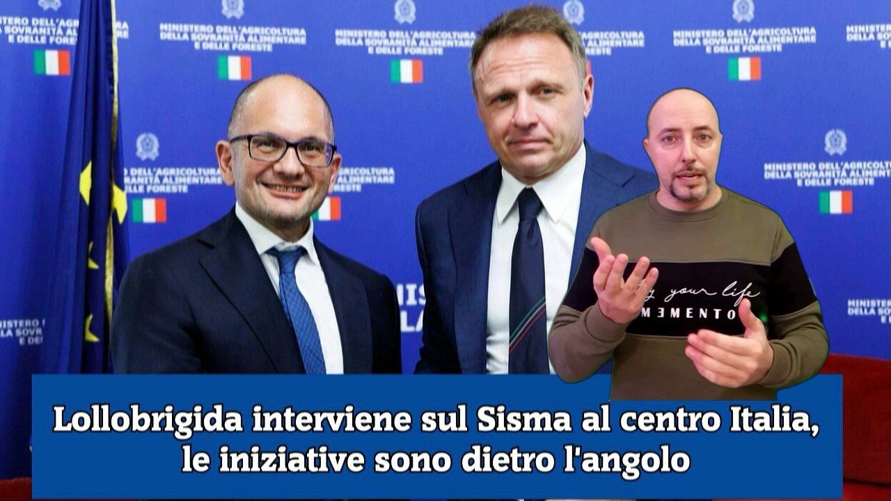 Lollobrigida interviene sul Sisma al centro Italia, le iniziative sono dietro l'angolo