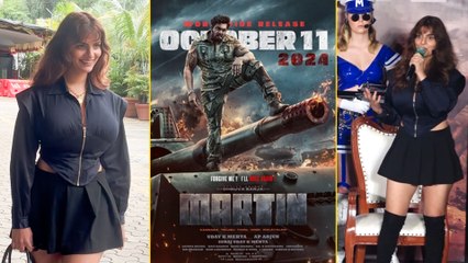 Anveshi Jain All Elated & Charged Up For The Trailer Launch Of Her Pan-India Fiery Film 'MARTIN'