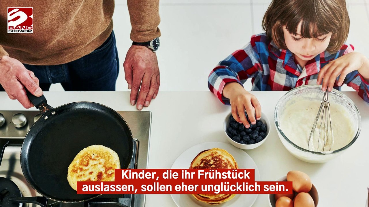 Kinder, die das Frühstück auslassen, sind eher unglücklich