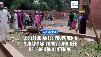 Proponen a un Nobel como primer ministro de Bangladesh tras una jornada que acaba con 400 muertos