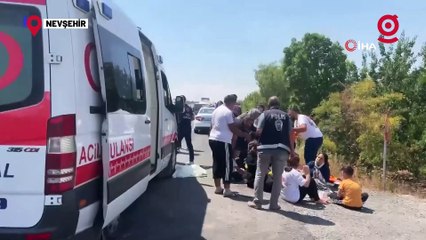 Nevşehir'de feci kaza; 2'si ağır, 13 yaralı