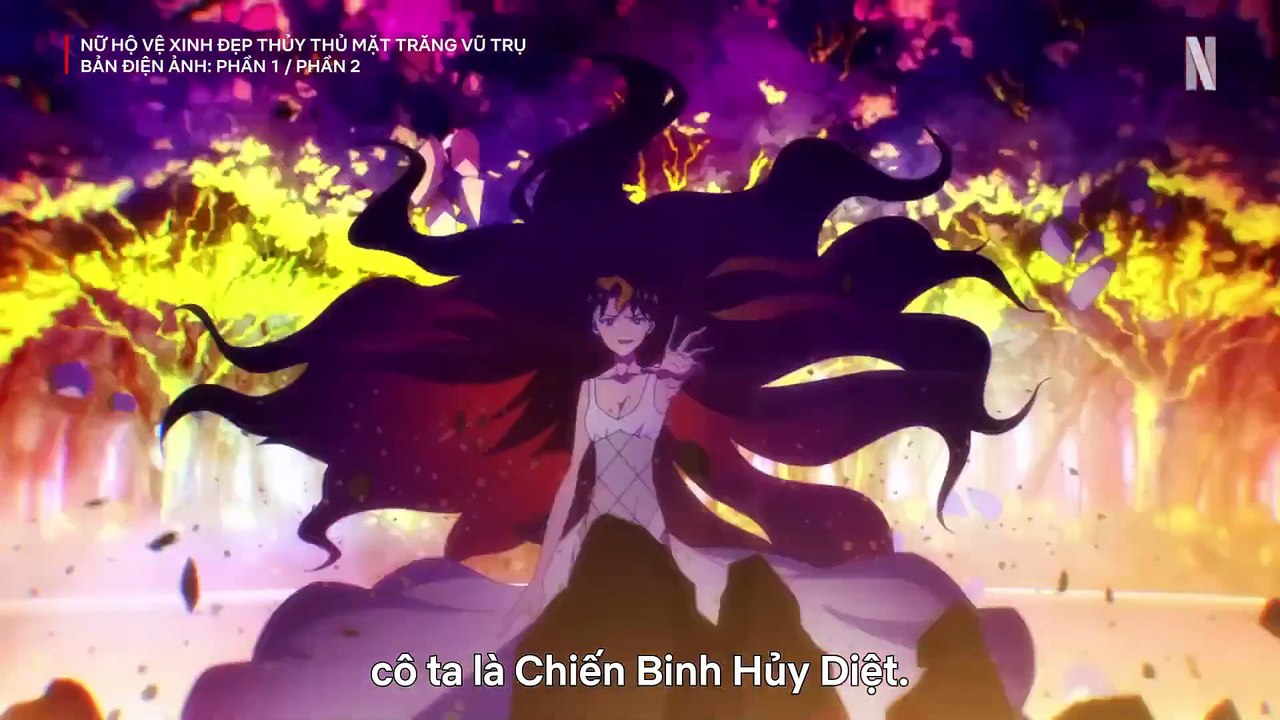 Nữ Hộ Vệ Xinh Đẹp Thủy Thủ Mặt Trăng Vũ Trụ  Bản Điện Ảnh | Trailer Chính Thức | Netflix