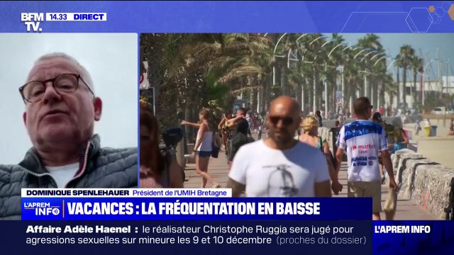 Tourisme: Dominique Spenlehauer, président de l'UMIH Bretagne, note une baisse de fréquentation d'environ 25 à 30% par endroits