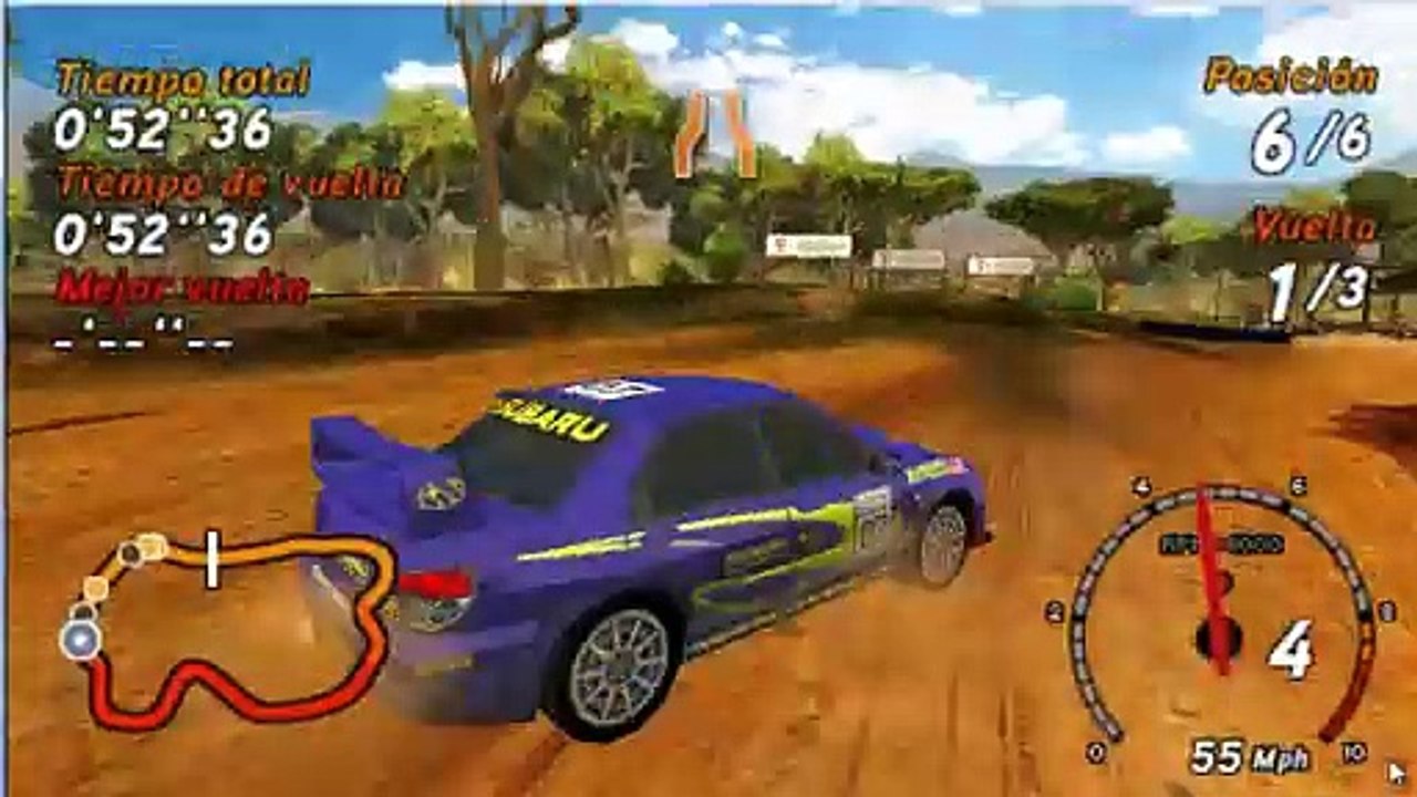 Sega Rally Revo para PSP PPSSPP