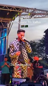 Indian rapper VS Pakistani rapper | MC square VS Talha anjum Pakistani best rapper