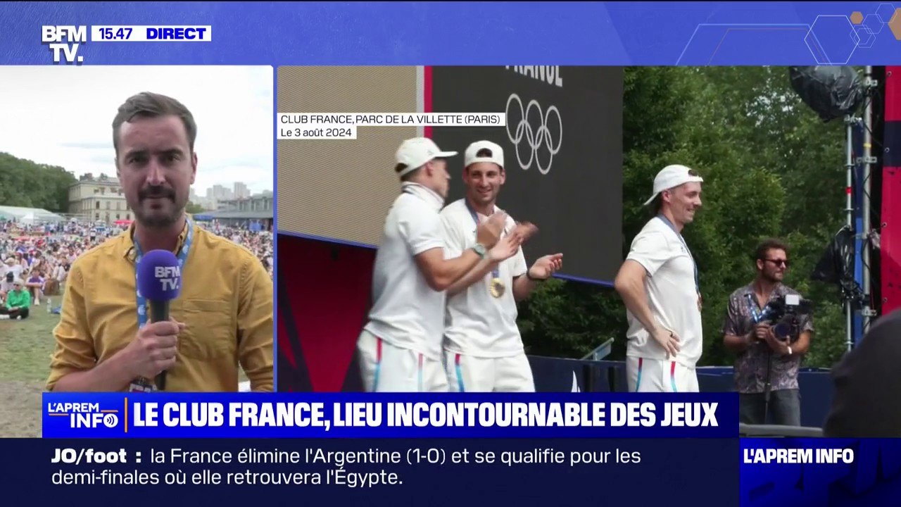 JO 2024 les trois champions français de BMX célèbrent leur victoire au