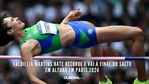 Valdileia Martins bate recorde e vai à final do salto em altura em Paris 2024