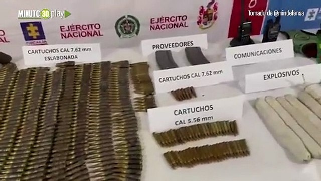 Combate en Yarumal Ejército incautó material de guerra y prendas militares del Clan del Golfo