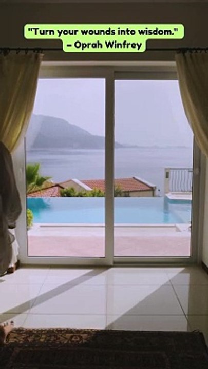 "Turn your wounds into wisdom."  – Oprah Winfrey #shorts