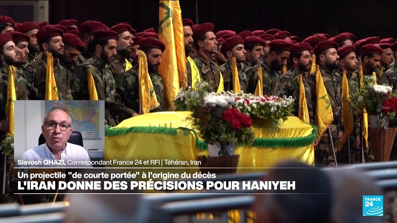 Le chef du Hamas, Ismaïl Haniyeh, a été assassiné par un "projectile à courte portée", affirme l'Iran