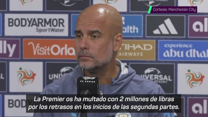 Declaraciones Guardiola sobre sanción 2M libras
