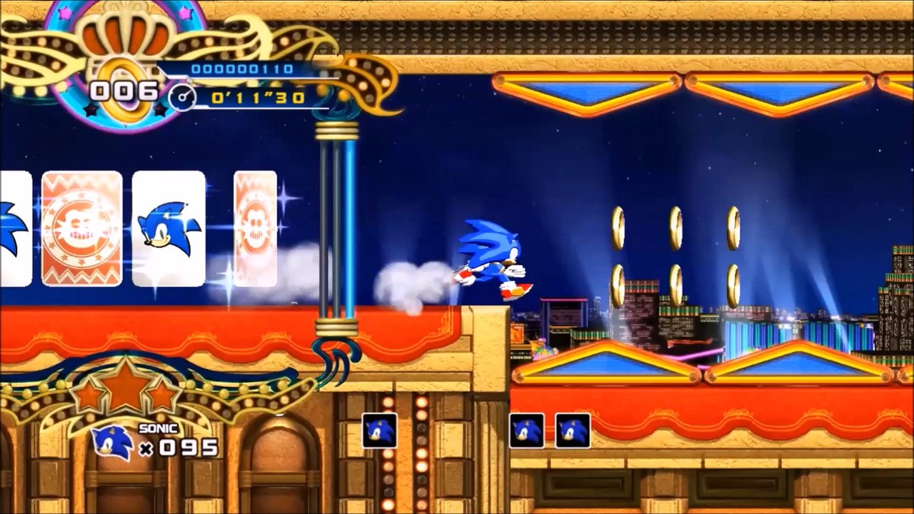 Sonic the Hedgehog 4 Episode 1 (with voices!) part 2: Casino Street Zone