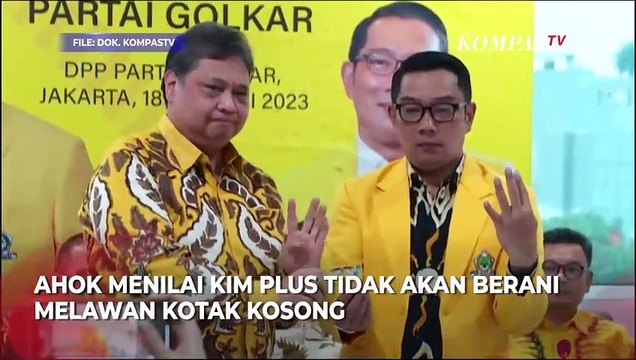 Ahok Blak-blakan soal KIM Plus, akan Kalah Jika Lawan Kotak Kosong