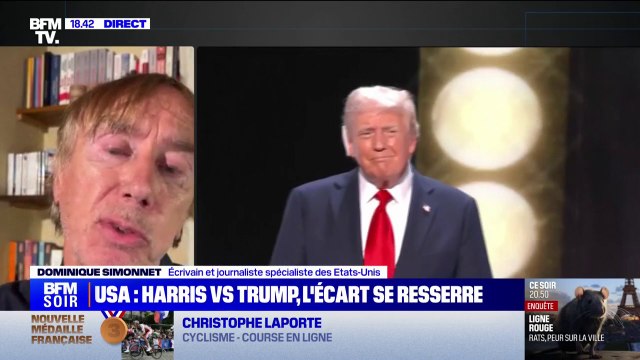 Kamala Harris: On dit qu'elle n'a pas beaucoup temps, mais c'est peut-être un avantage parce qu'elle bénéficie de cet élan , estime Dominique Simonet, spécialiste des États-Unis