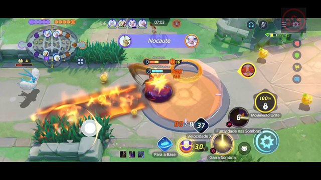 PRA CIMA DELES COM MIMIKYU!!! POKÉMON UNITE GAMEPLAY