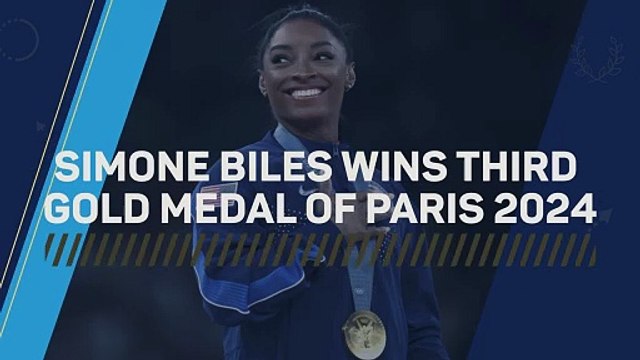 Medal Alert - Simone Biles wins third gold medal of Paris 2024