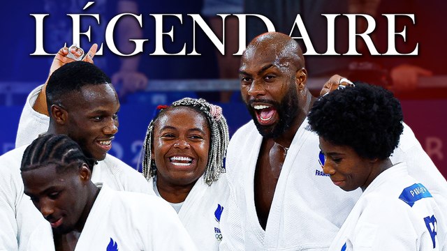Paris 2024 : Les Bleus conservent leur titre par équipe au judo au terme d'un combat légendaire
