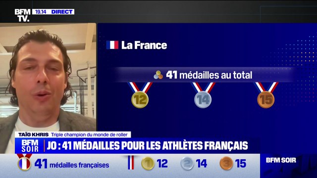 Tous nos champions ont eu une force décuplée : Taïg Khris, triple champion du monde de roller, réagit au palmarès français aux JO de Paris