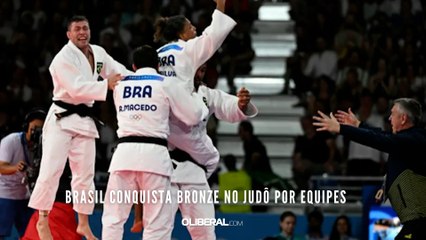 Brasil conquista bronze no judô por equipes