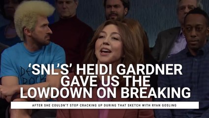 SNL's' Heidi Gardner Explains What She Was Thinking When She Couldn't Stop Laughing During Ryan Gosling's Beavis And Butt-head Sketch Master
