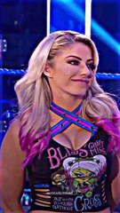 Alexa bliss showing levels to sasha banks and Bayley  #shorts #wwe #trending