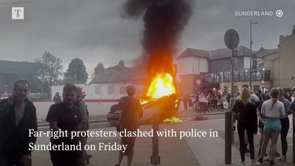 Sunderland riot targets mosque in major disturbance