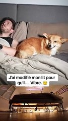 J’ai modifié mon lit pour qu’il… Vibre.