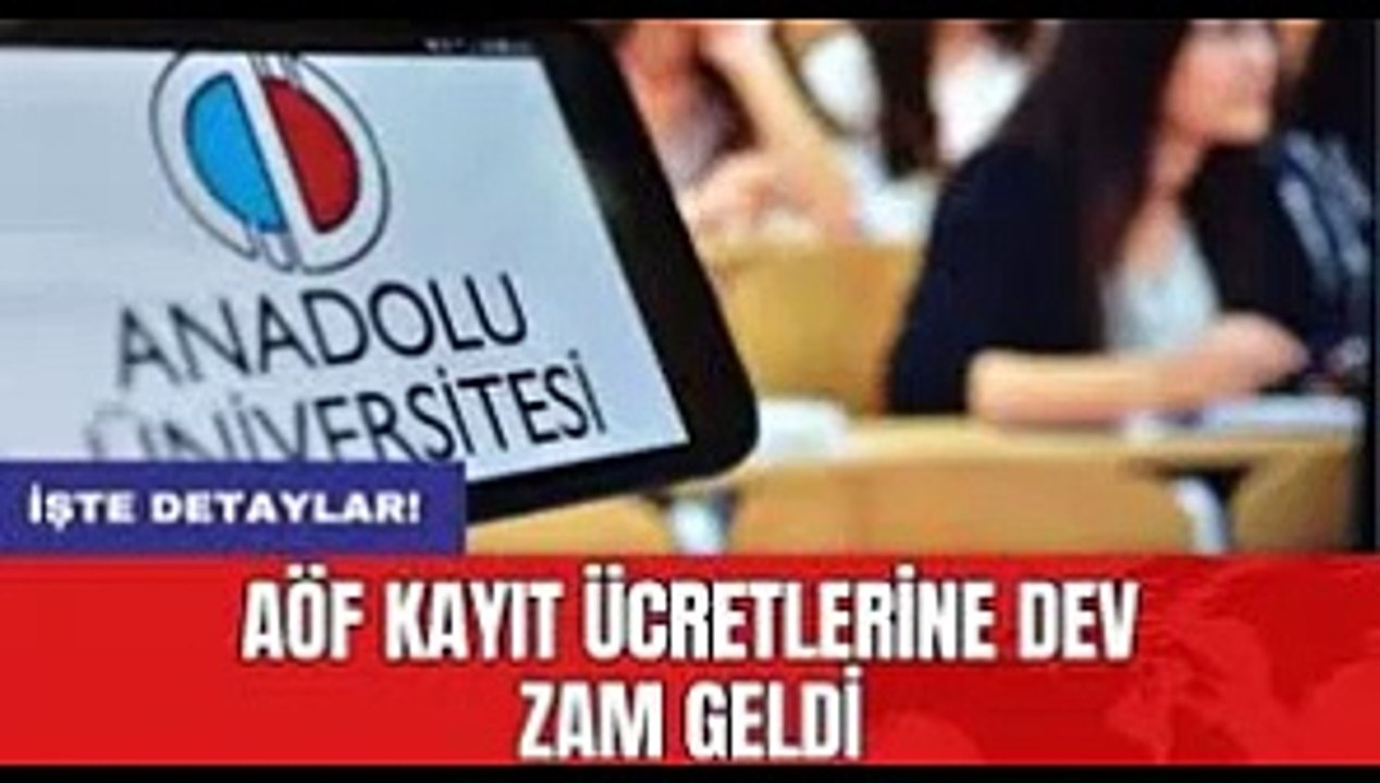 Açık öğretim ücretlerine yüzde 70 zam geldi