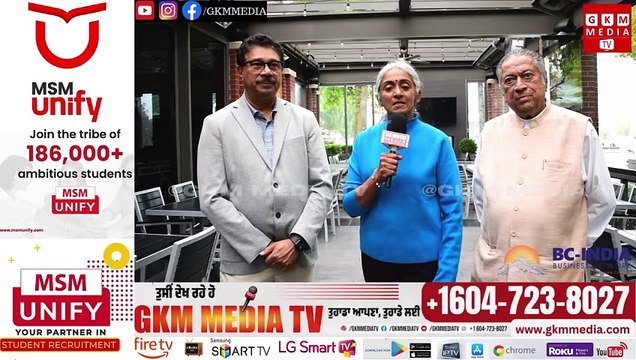 # Voices of Leadership! Hear from Dr. Raghwa Gopal, Sobhana Jaya-Madhavan, and Dr. Vivek Savkur as they share their expert insights on international education and the future of Brand Canada. Watch now on GKM Media TV!