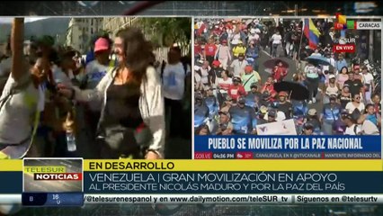 Download Video: Pueblo venezolano manifiesta su absoluto respaldo al presidente de Venezuela Nicolás Maduro