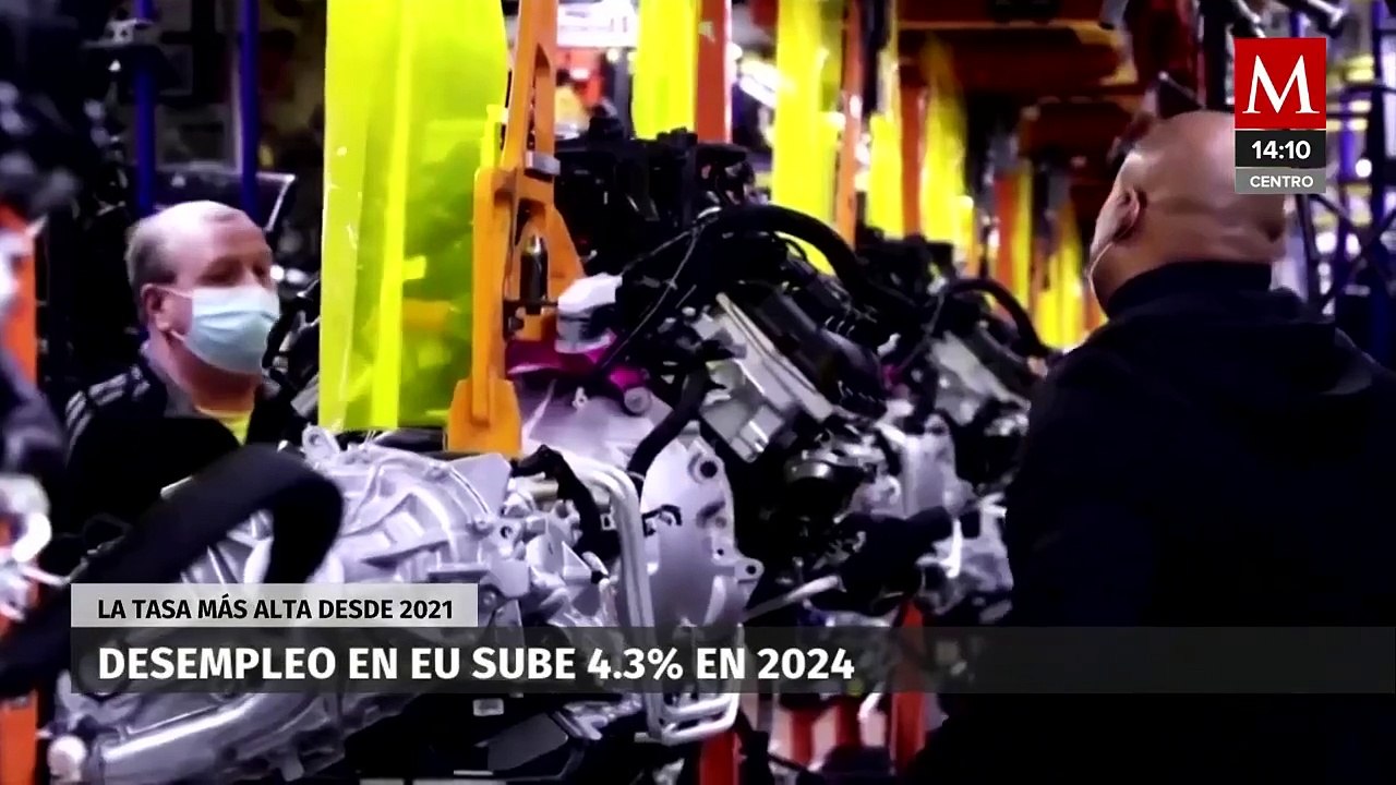 En lo que va del año, tasa de desempleo aumenta 4.3% en Estados Unidos