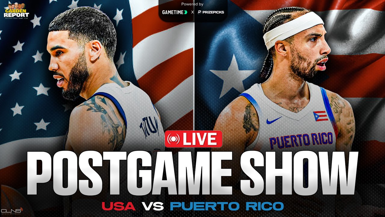 LIVE Team USA vs. Puerto Rico Olympics Postgame Show Garden Report