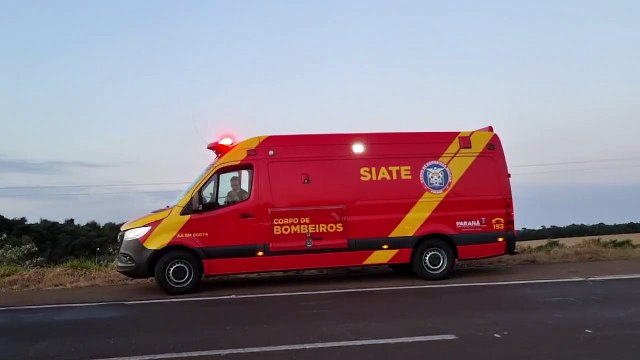 Motociclista sofre queda de moto na BR-467 em Cascavel e fica ferido