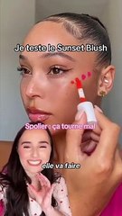 Sunset Blush Technique 🌅