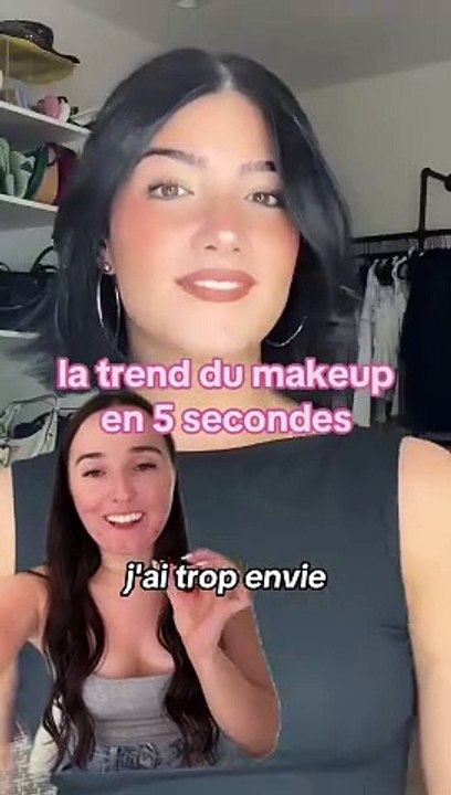 TREND : makeup en 5 secondes