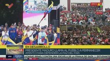 Gran movilización por la paz en Venezuela