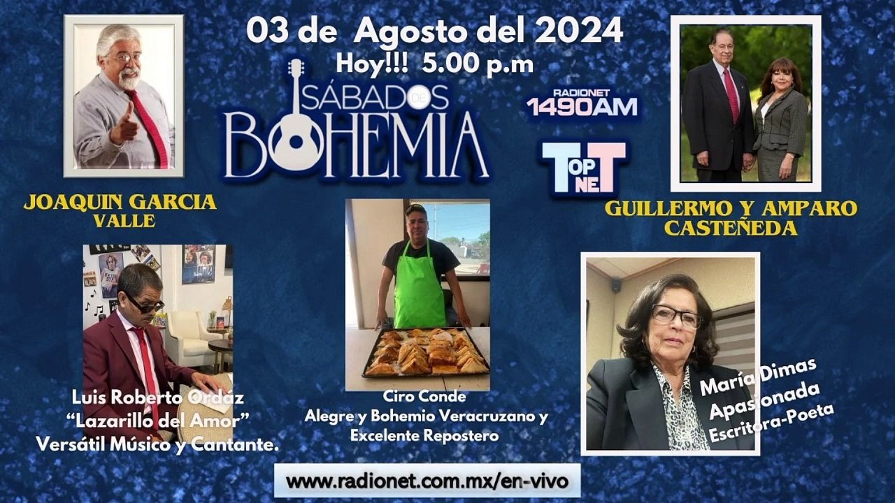Sábados de Bohemia 3 de agosto 2024