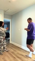 Try not to laugh, sudden voice