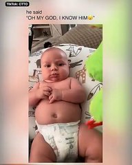 Little cute baby's funy clips