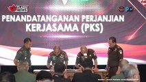 Kejagung Tandatangani Perjanjian Kerjasama dengan Komandan Pusat Polisi Militer TNI