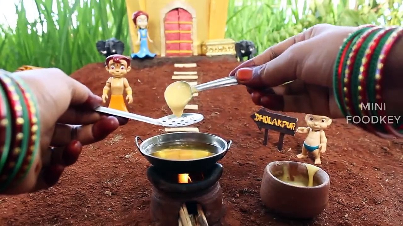 وصفة لادو_لادو_#17_تشوتا بهيم_دهولاكبور_ميني فودكي