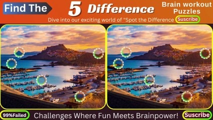 Challenge Your Eyes with Fun 'Find the Difference' Puzzles! 🔍