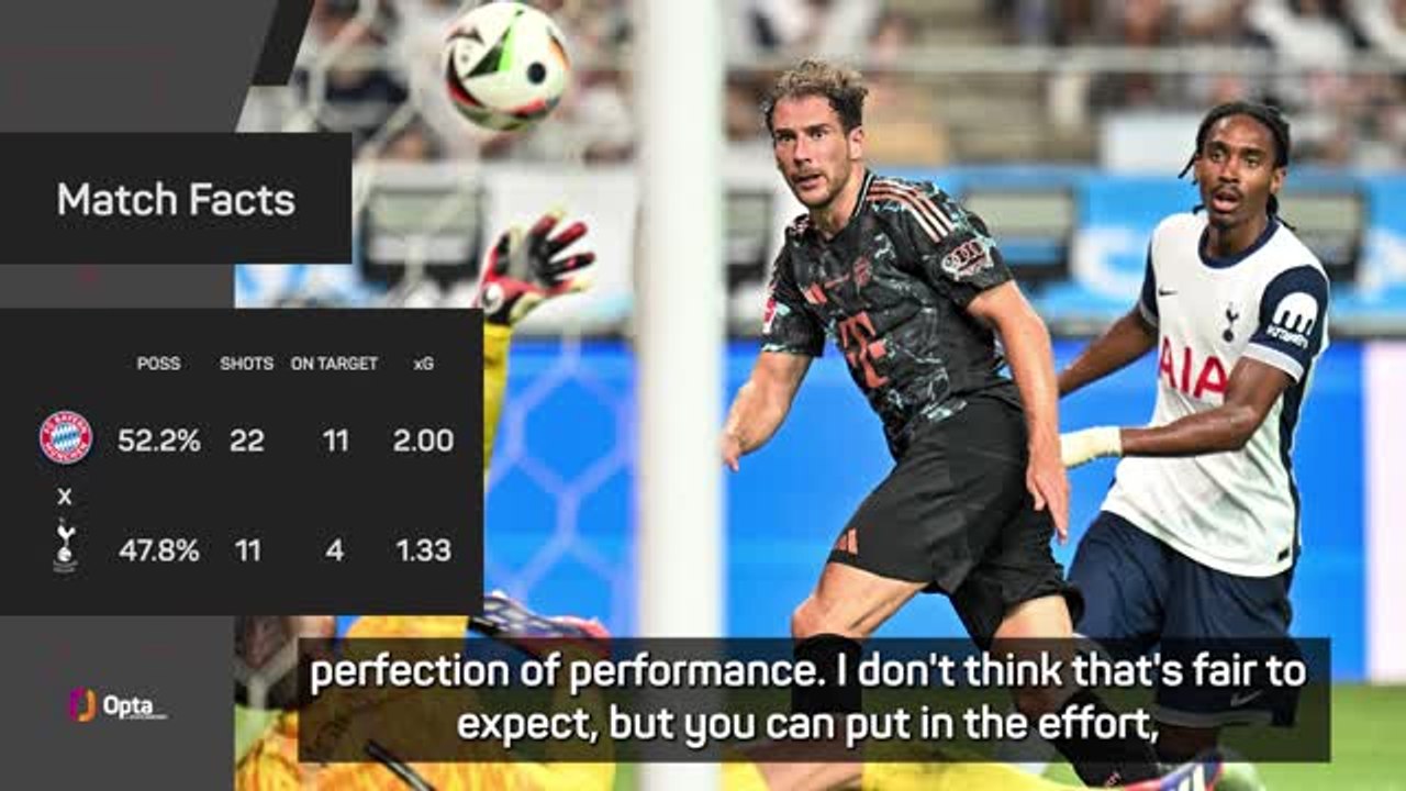 Effort and attitude encourage Bayern boss Kompany in Spurs win